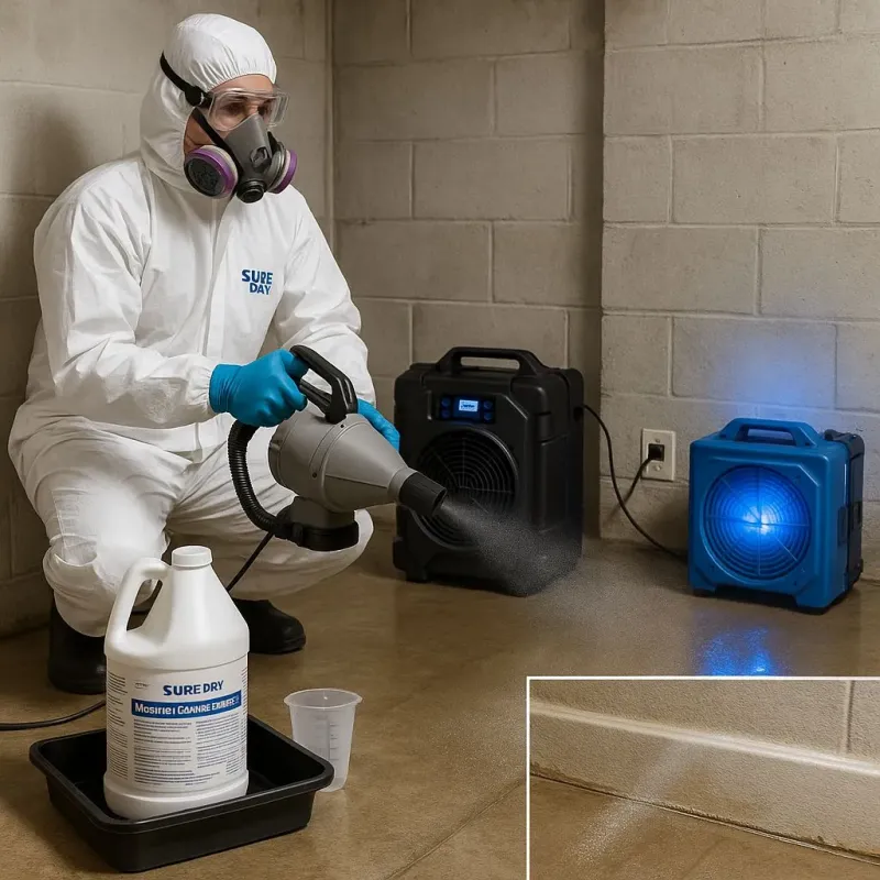 Sanitization and Odor Removal process in Riverside, MO